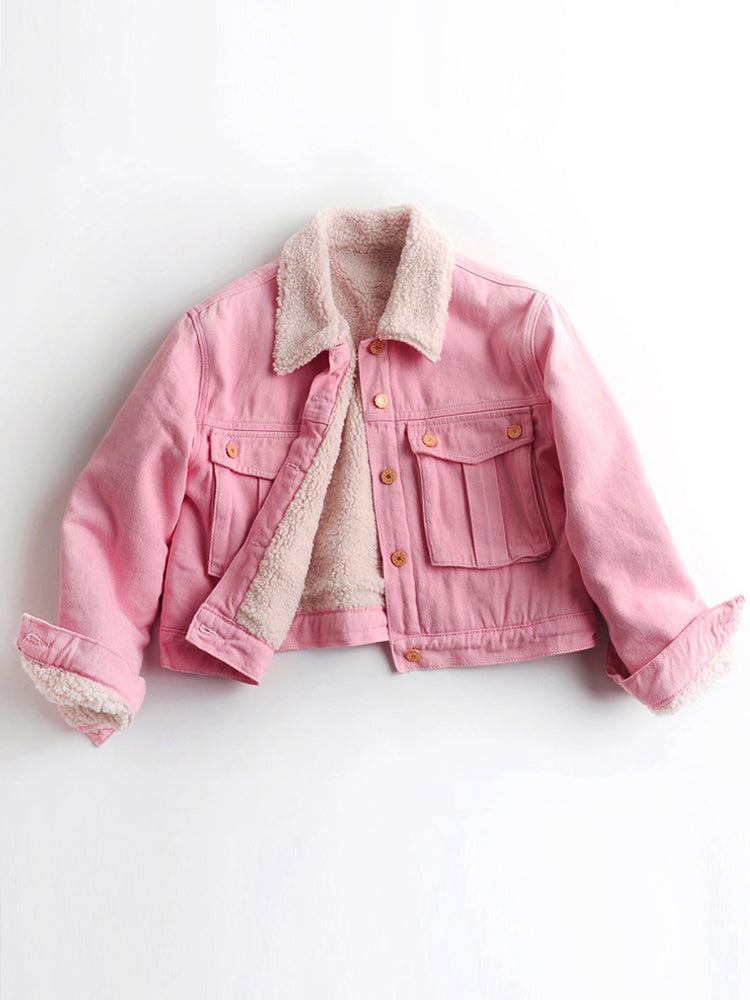 Pembe Kot Ceket