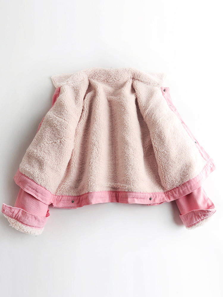 Pembe Kot Ceket